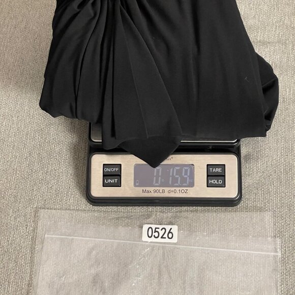 NWT Elegant Jones Wear Black Sleeveless Dress With Floral Ruching Size 8 NEW - Picture 9 of 9